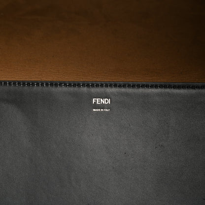 Fendi Vitello King Plexiglass Large Fendi Sunshine Shopper Tote Black 6 of 13