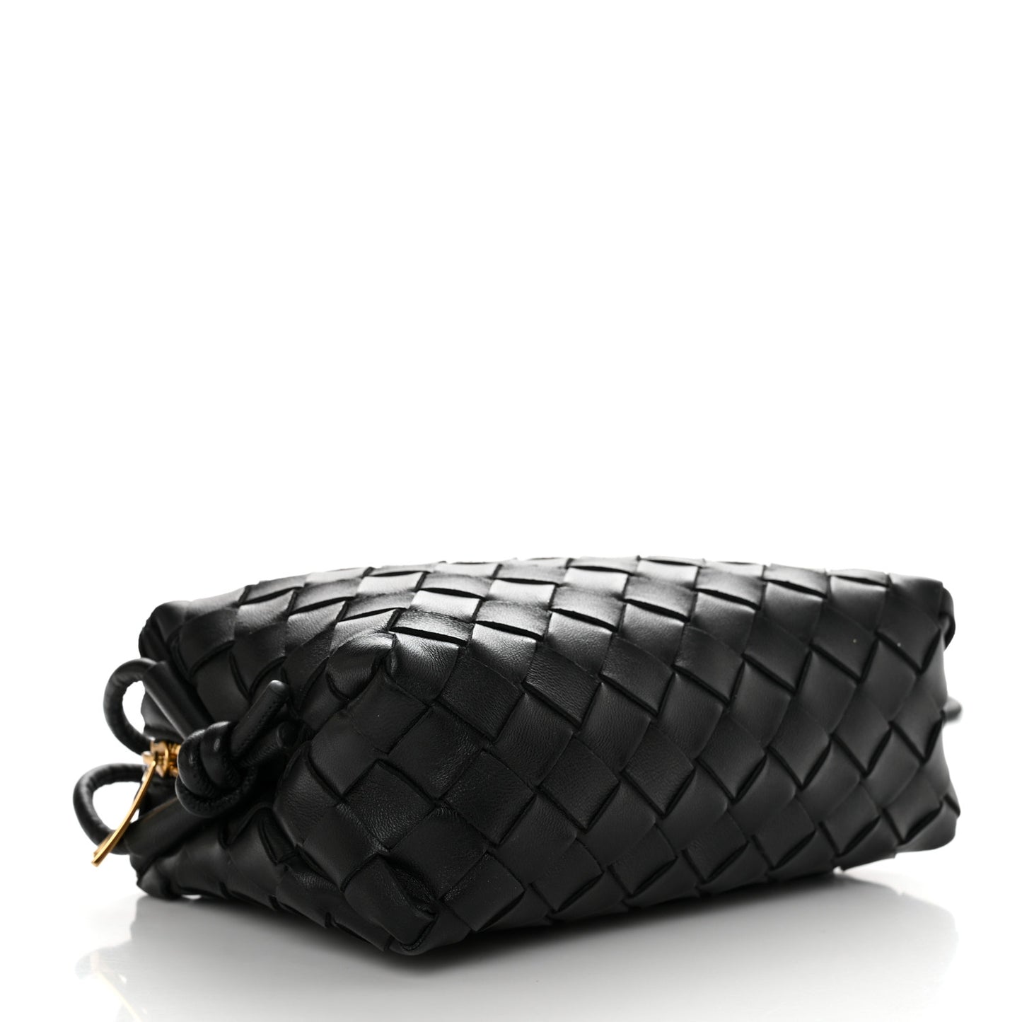 Nappa Intrecciato Mini Loop Camera Bag Black