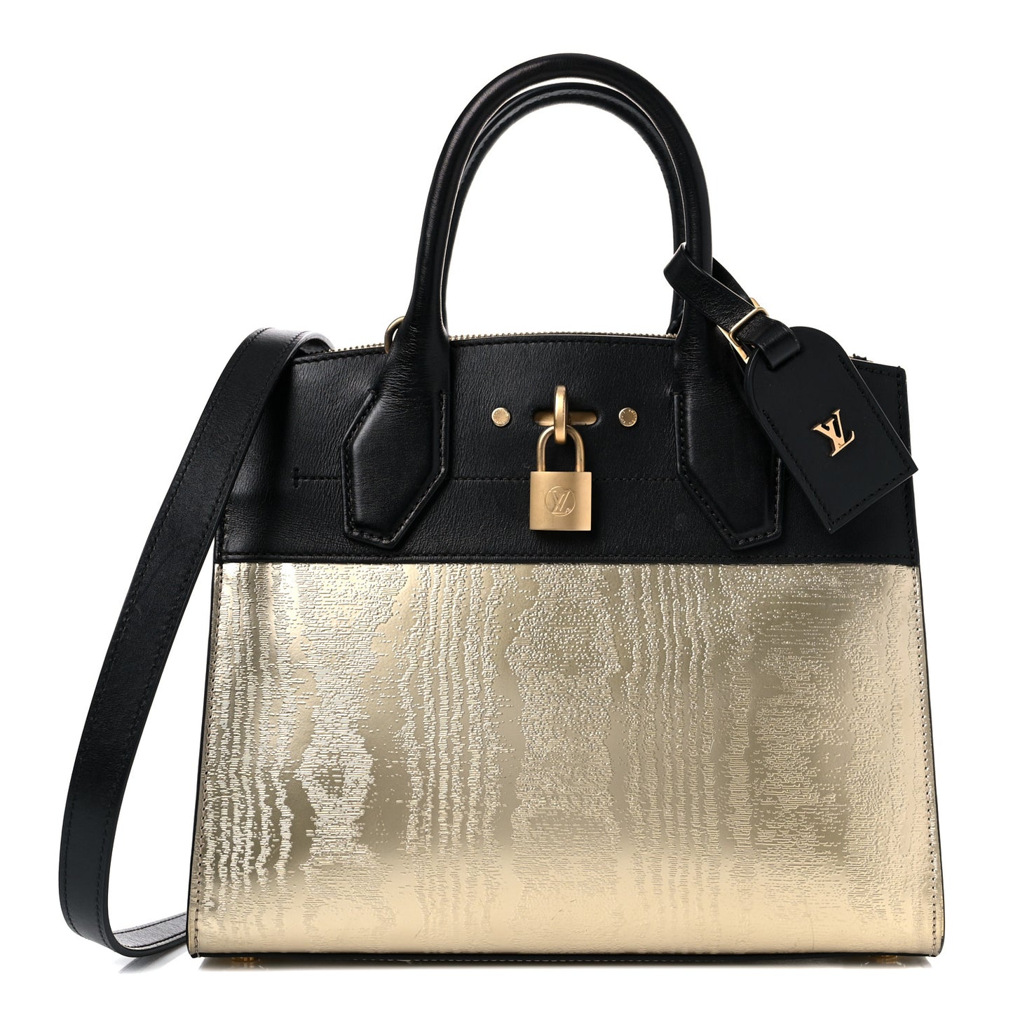 Calfskin City Steamer PM Gold