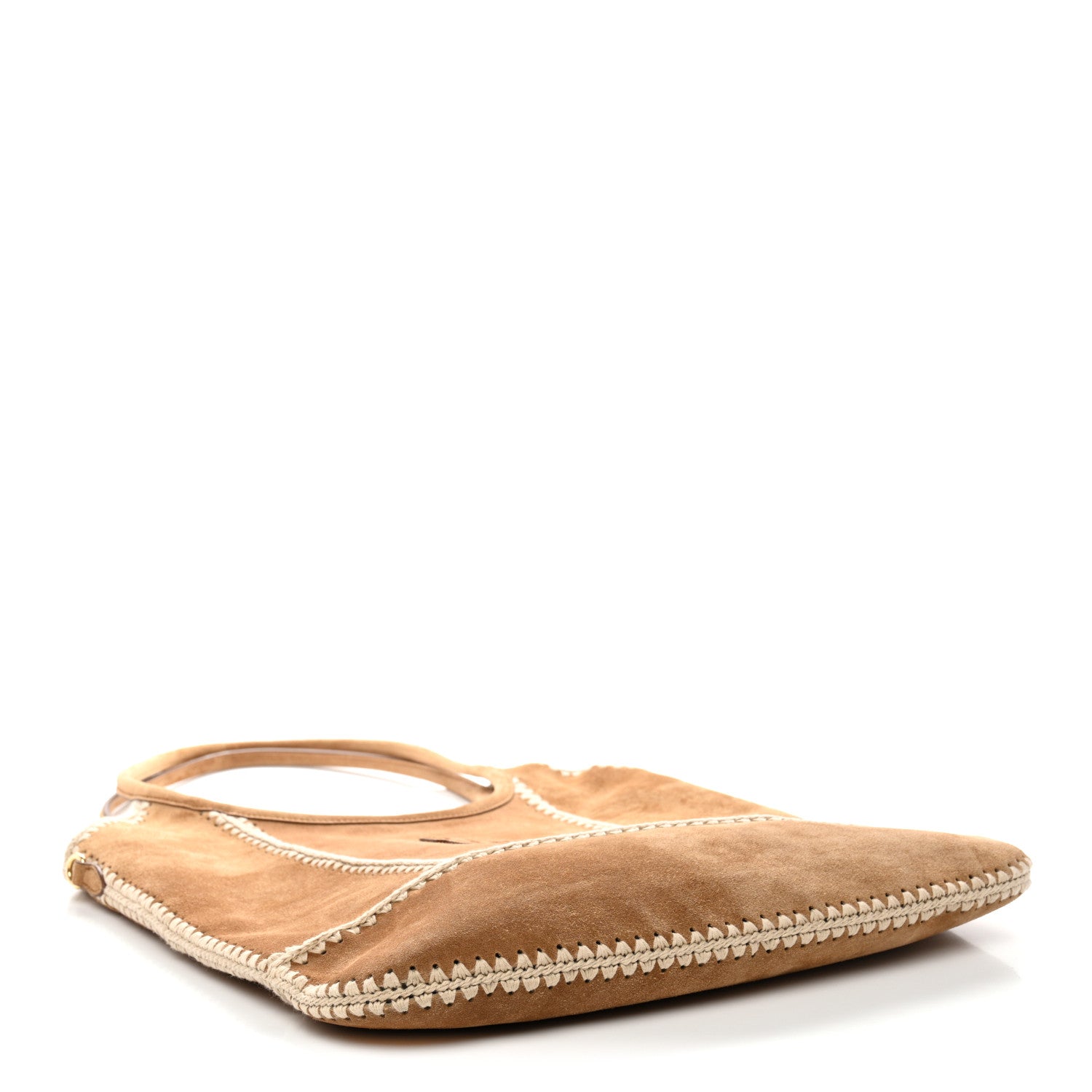 Miu Miu Camoscio Crochet Ivy Tote Cannella 4 of 10