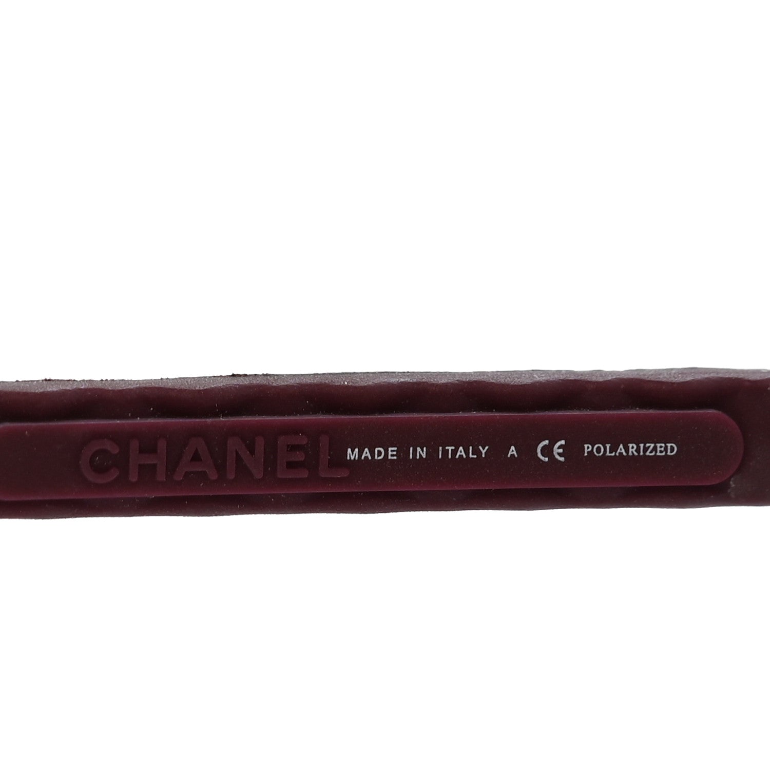 Chanel Metal Lambskin Quilted CC Pilot Summer Aviator Sunglasses 4204-Q Silver Burgundy 5 of 9