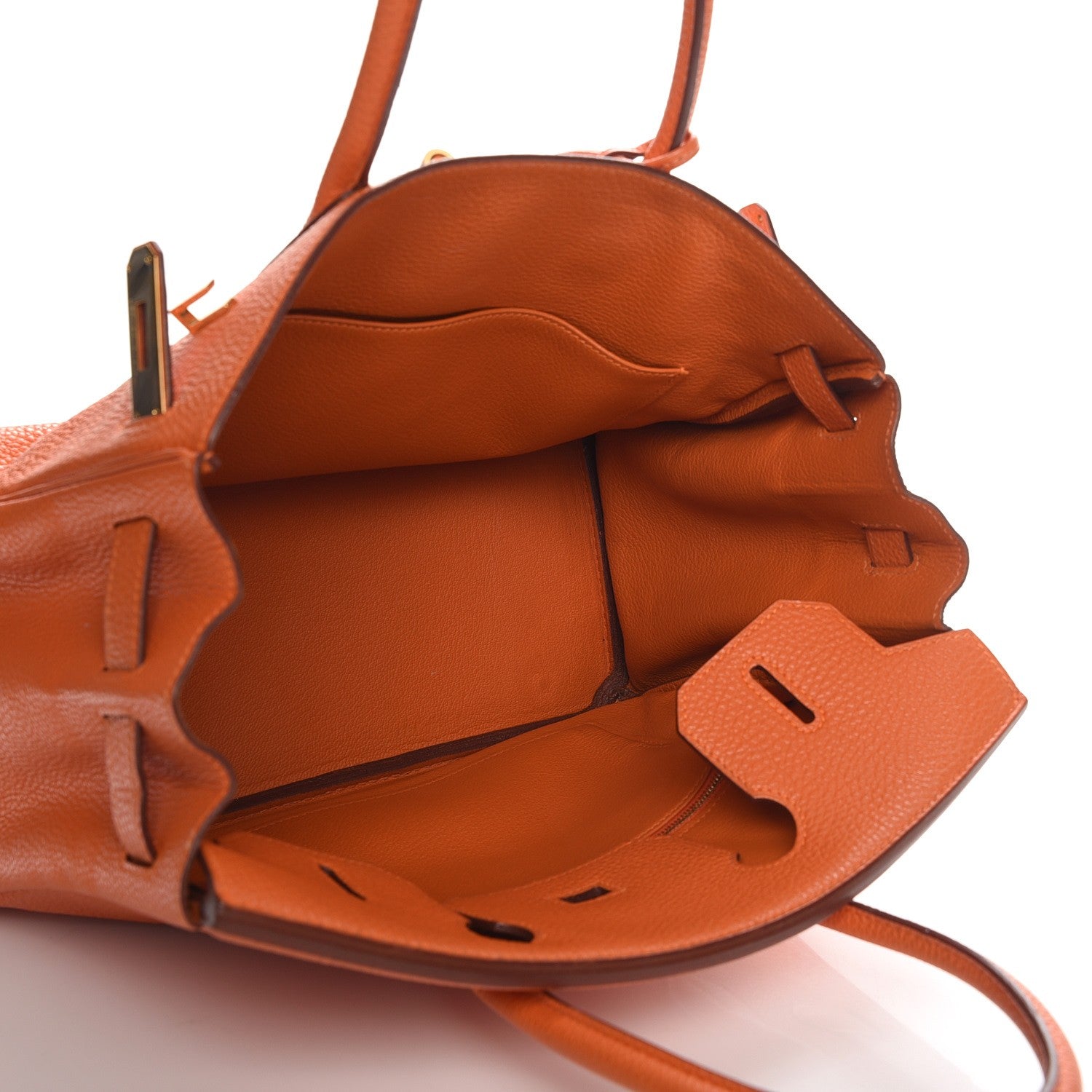 Hermes Togo Birkin 30 Orange 8 of 28