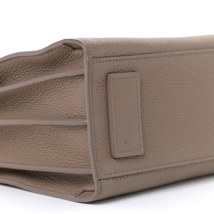 Saint Laurent Grained Calfskin Baby Sac De Jour Souple Taupe 6 of 13