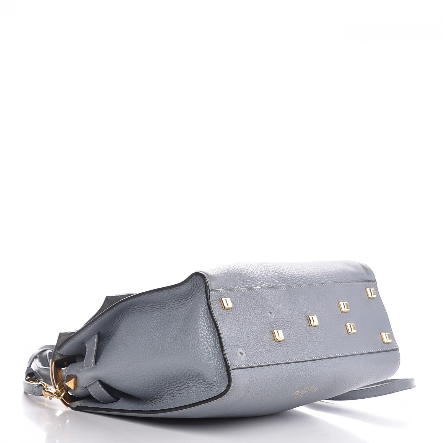 Valentino Garavani Grained Calfskin Medium My Rockstud Frame Bag Grey 4 of 14