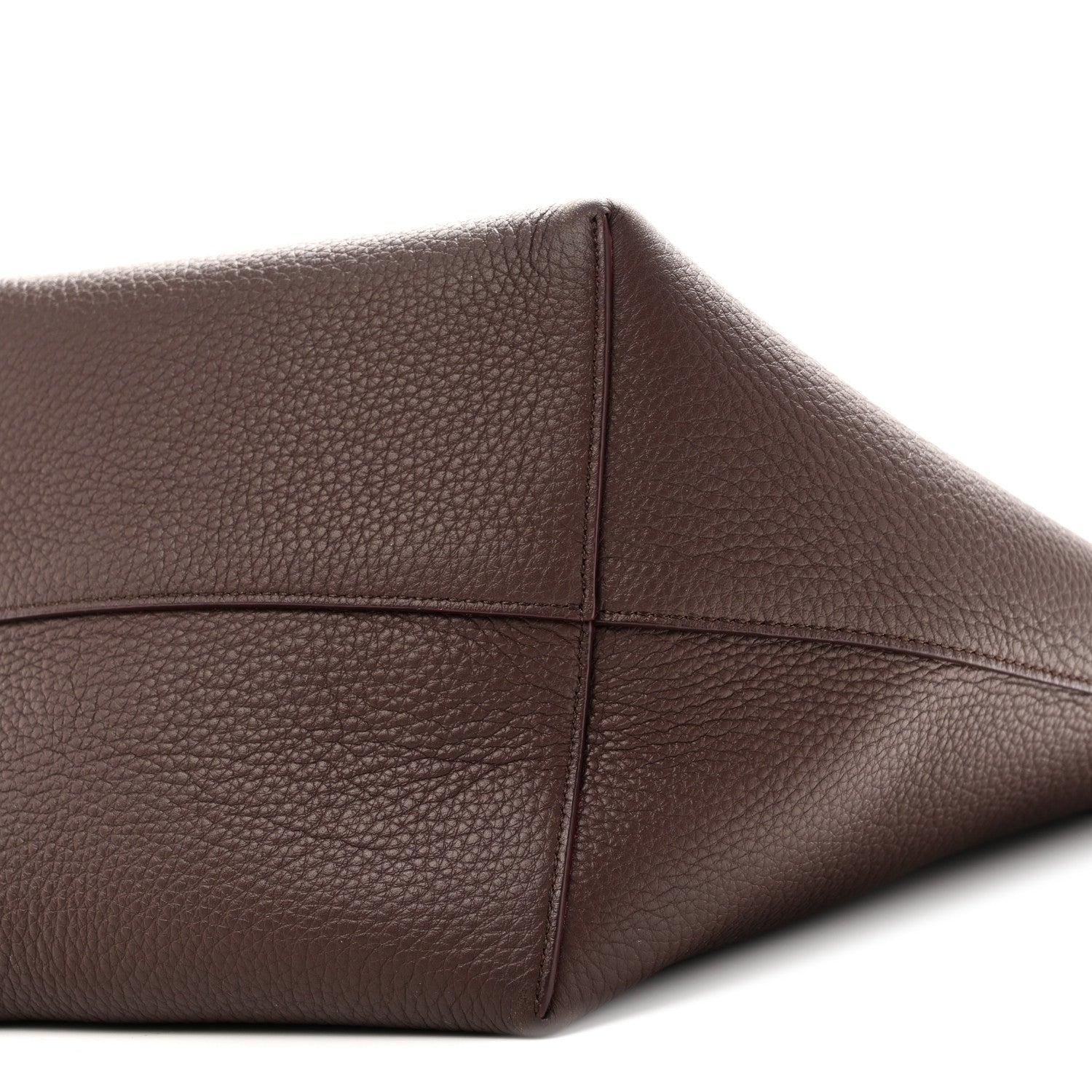 The Row Grained Calfskin Medium N/S Park Tote Acajou 9 of 9