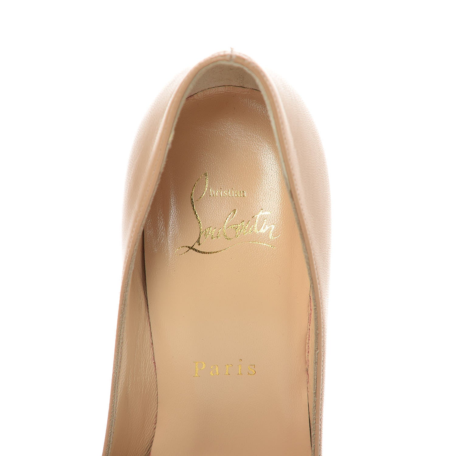 Christian Louboutin Shiny Nappa Breche 100 Pumps 36.5 Doudou 7 of 10