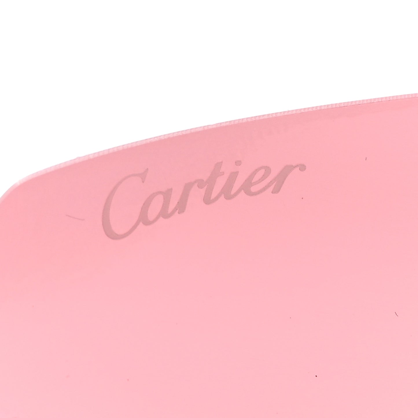Premiere De Cartier Square Sunglasses Pink Gold