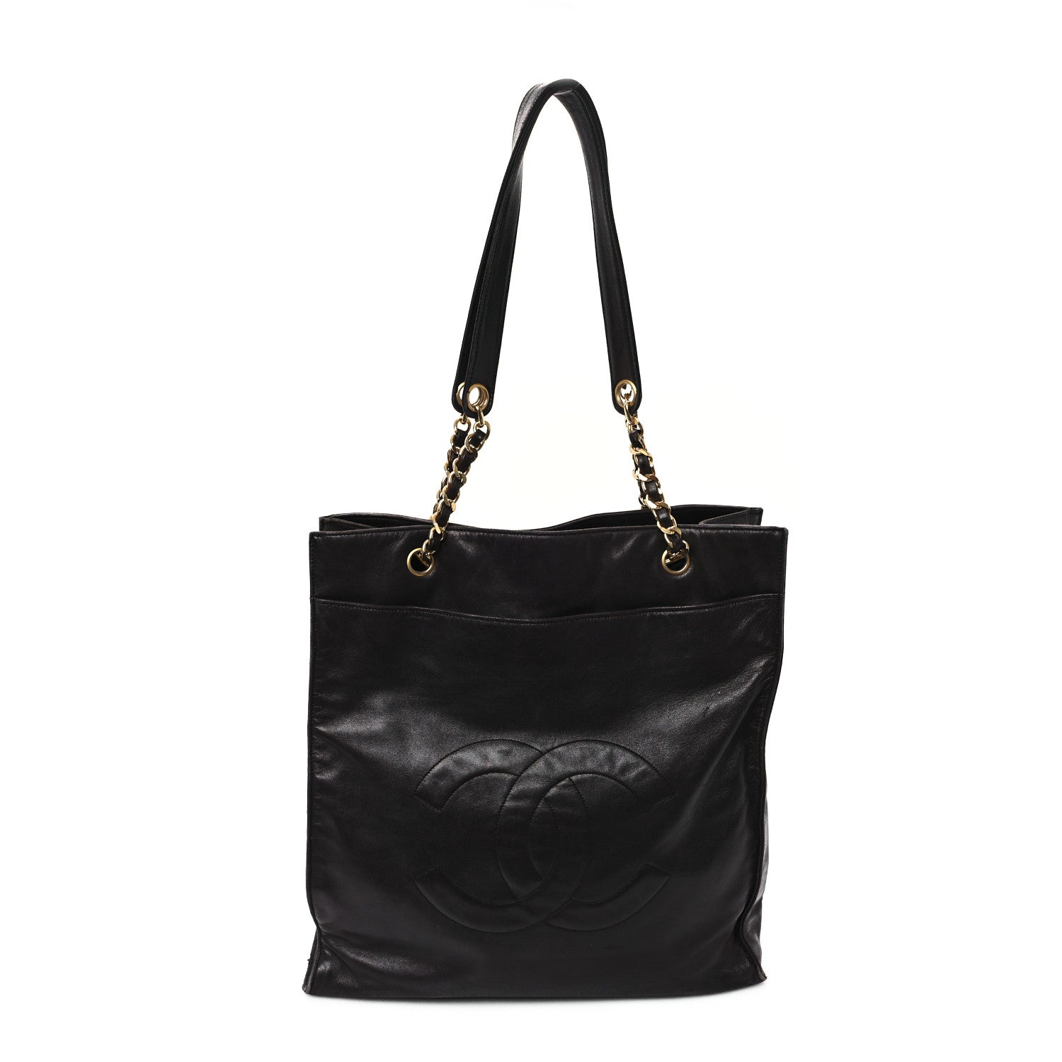 Chanel Lambskin CC Shoulder Bag Brown 1 of 12