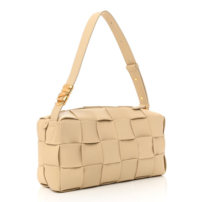 Bottega Veneta Grained Calfskin Maxi Intrecciato Cassette Crossbody Bag Porridge 3 of 10