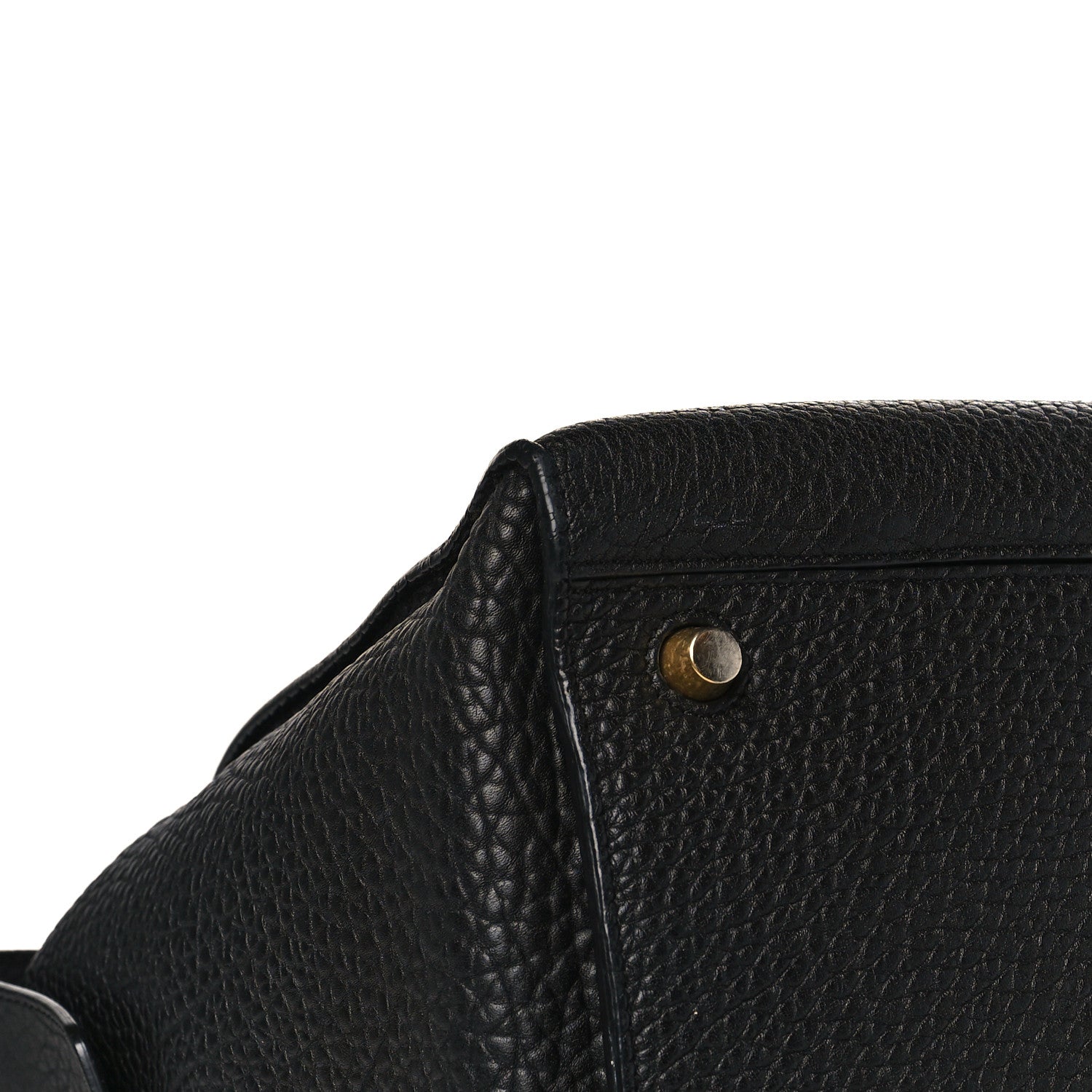 Celine Bullhide Calfskin Small Ring Bag Black 7 of 15