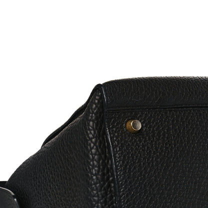 Celine Bullhide Calfskin Small Ring Bag Black 7 of 15
