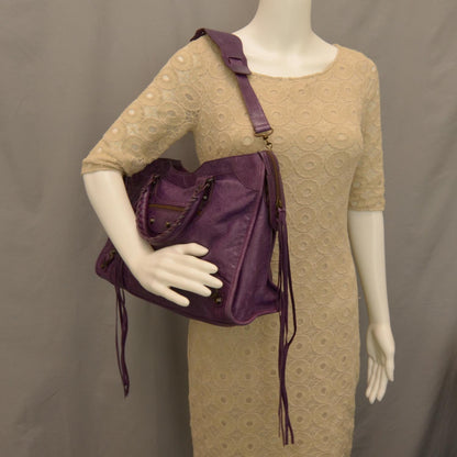 Balenciaga Agneau City Raisin Purple 3 of 11