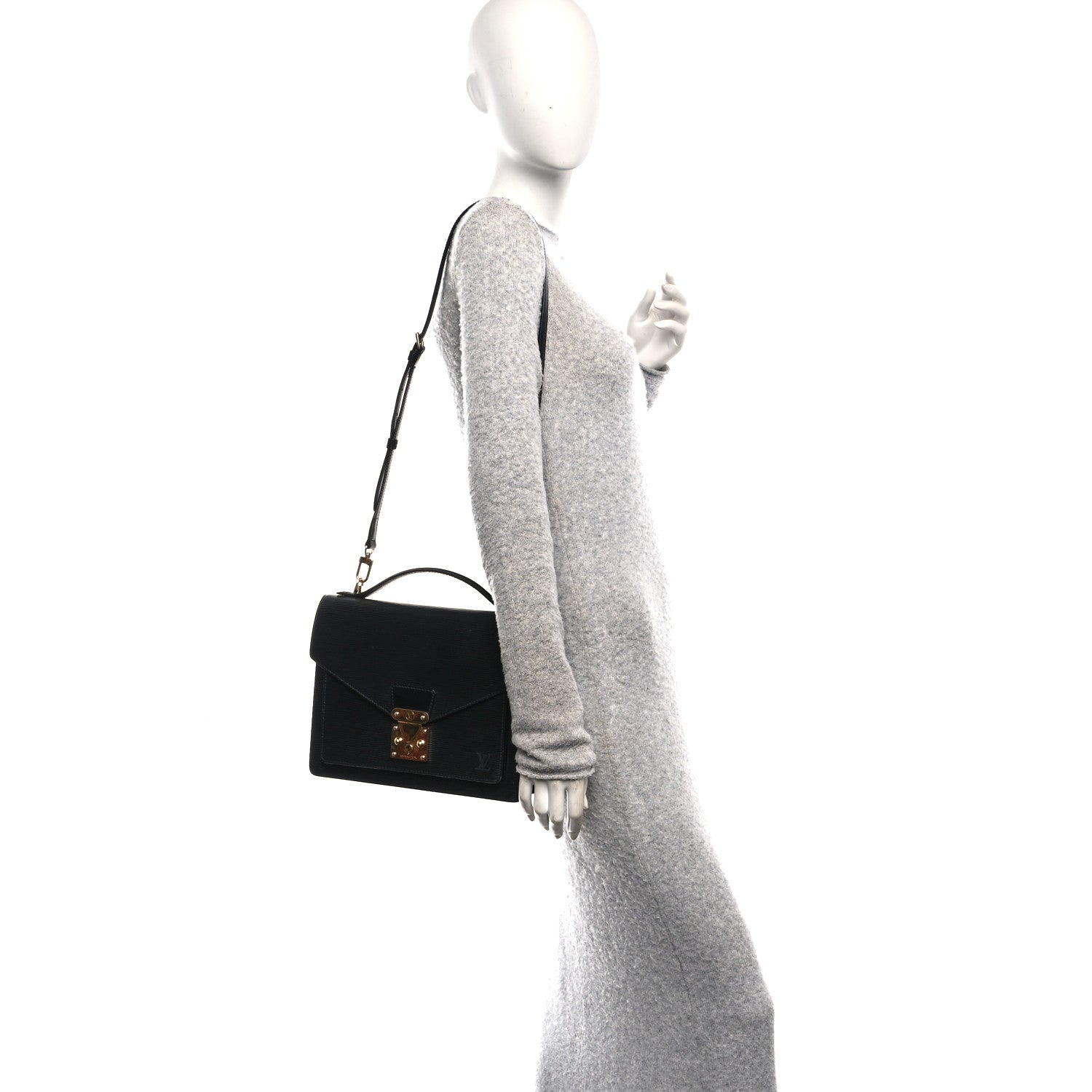 Louis Vuitton Epi Monceau Black 2 of 16