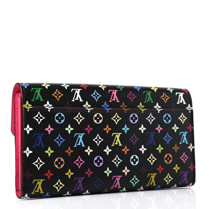 Louis Vuitton Monogram Multicolor Sarah Wallet NM Black Grenade 2 of 4