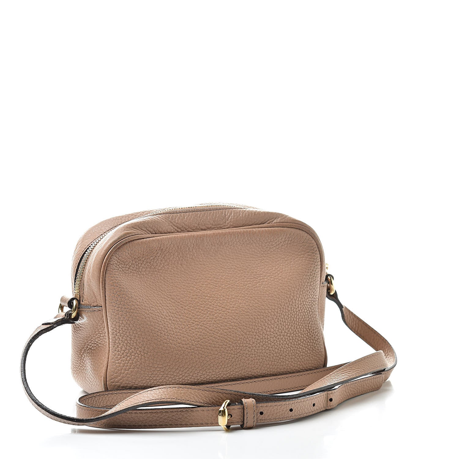 Gucci Pebbled Calfskin Small Soho Disco Bag Rose Beige 3 of 23