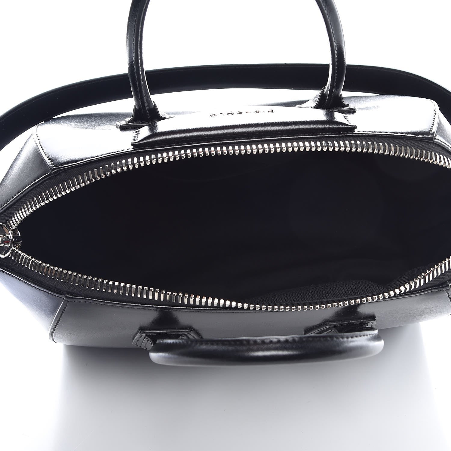 Givenchy Shiny Lord Calfskin Medium Antigona Black 6 of 8