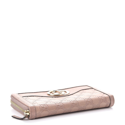 Gucci Guccissima Sukey Zip Around Wallet Dusty Rose 4 of 8