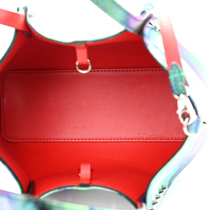 Christian Louboutin Satin Spiked Mini Cabarock Shopper Tote Multicolor 5 of 12