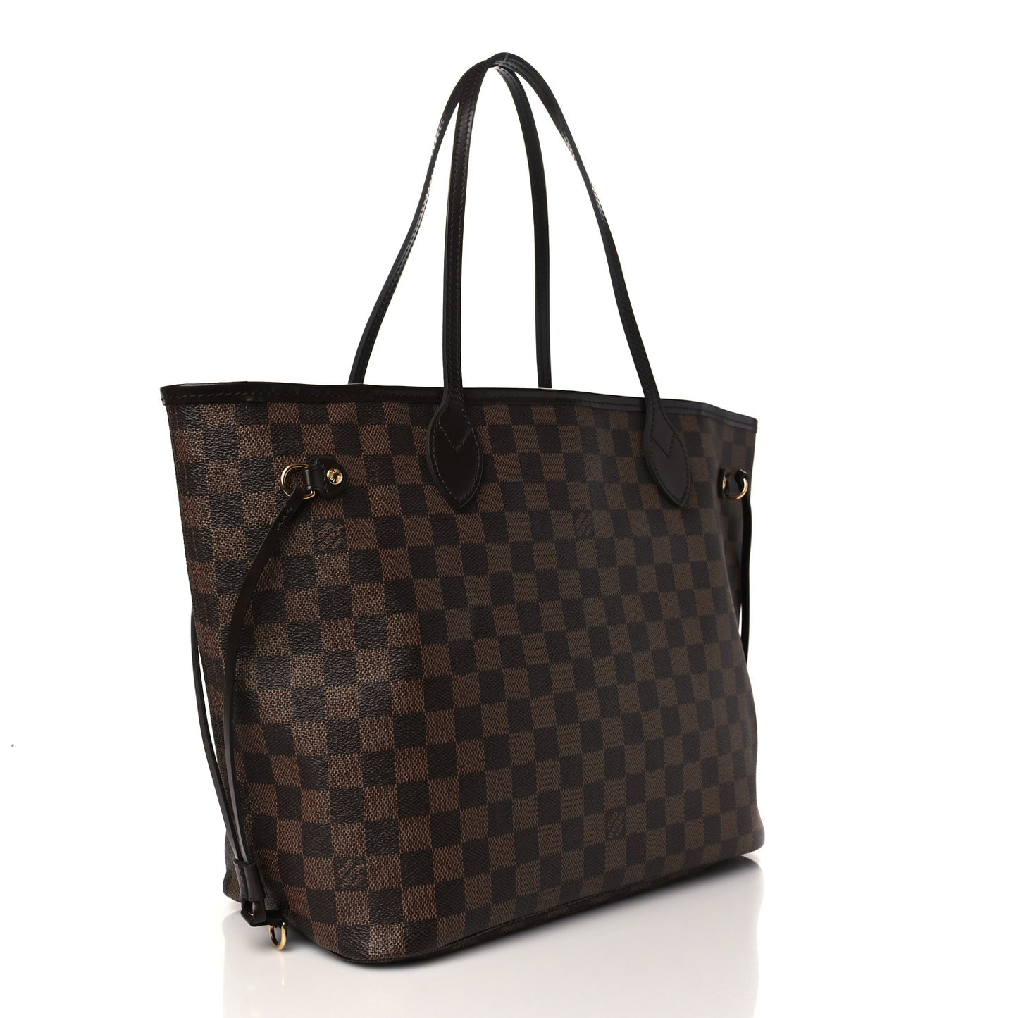 Damier Ebene Neo Neverfull MM Rose Ballerine