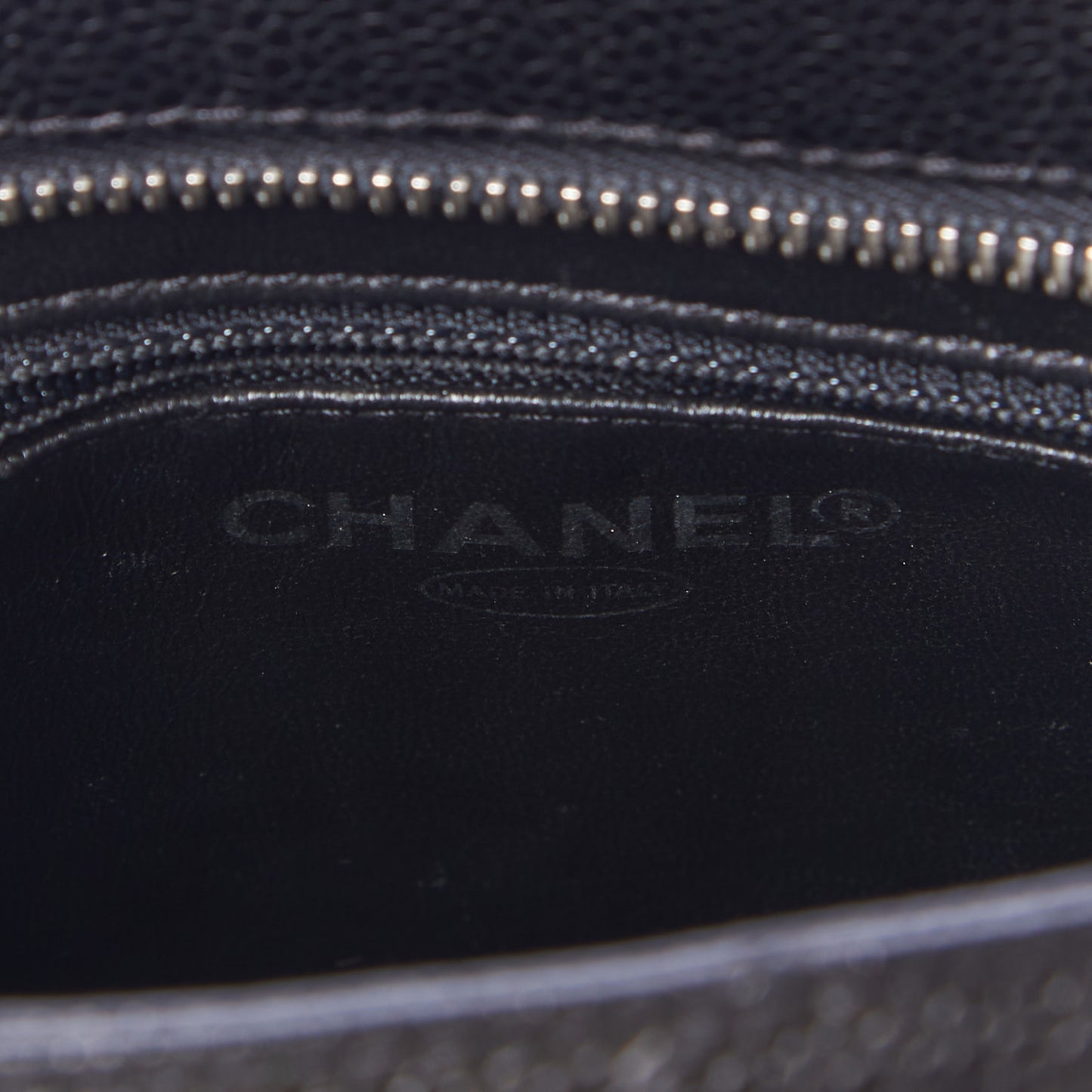 Caviar Quilted Medallion Tote Black