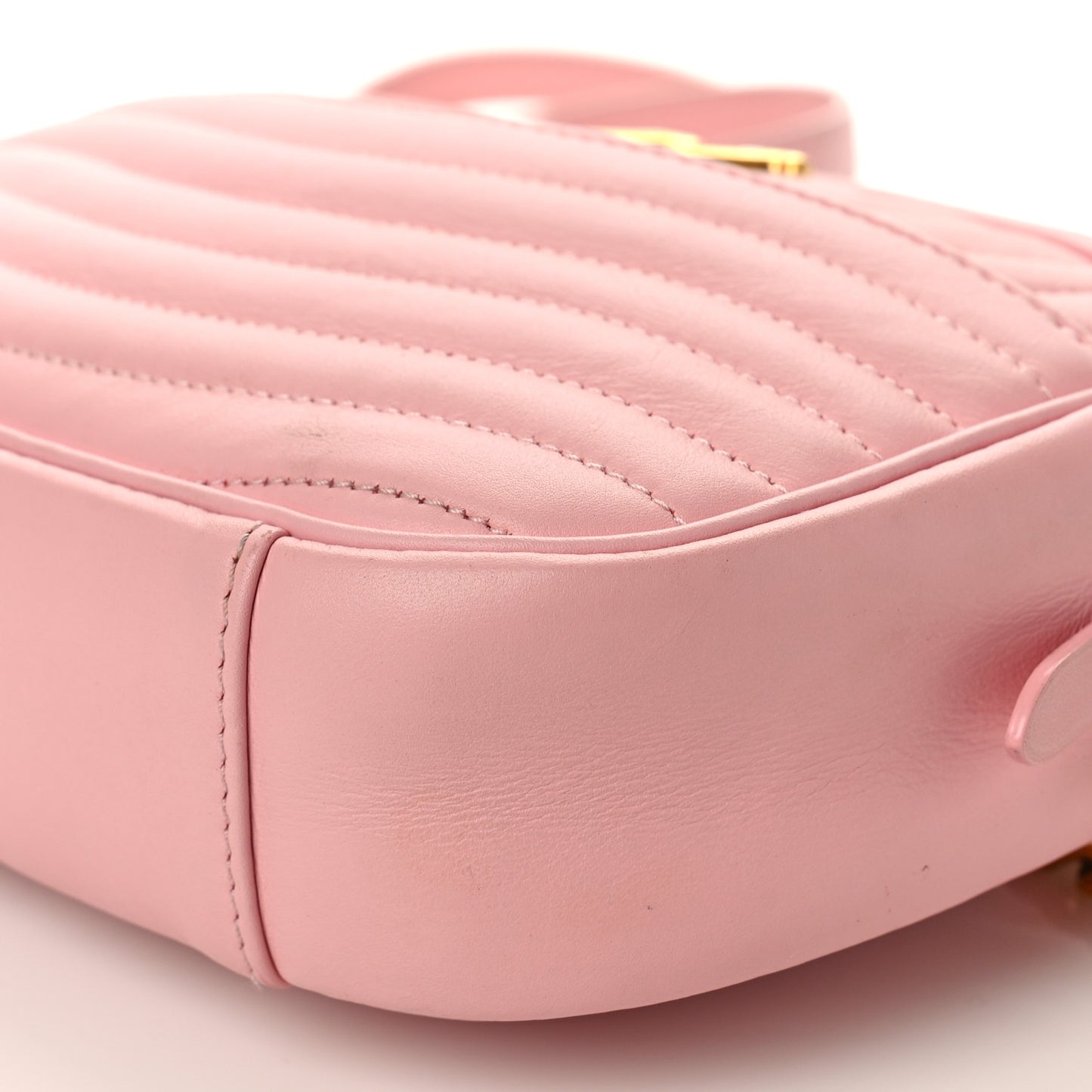 LOUIS VUITTON Calfskin New Wave Camera Bag Smoothie Pink