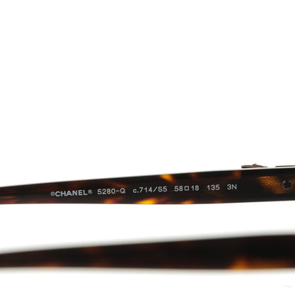 Chanel CC Bow Sunglasses 5280-Q Tortoise 5 of 5