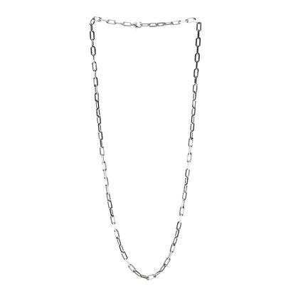 Cartier 18K White Gold SM Santos De Cartier Link Necklace 3 of 7