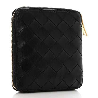 Bottega Veneta Nappa Intrecciato Zip Around Wallet Black 3 of 10