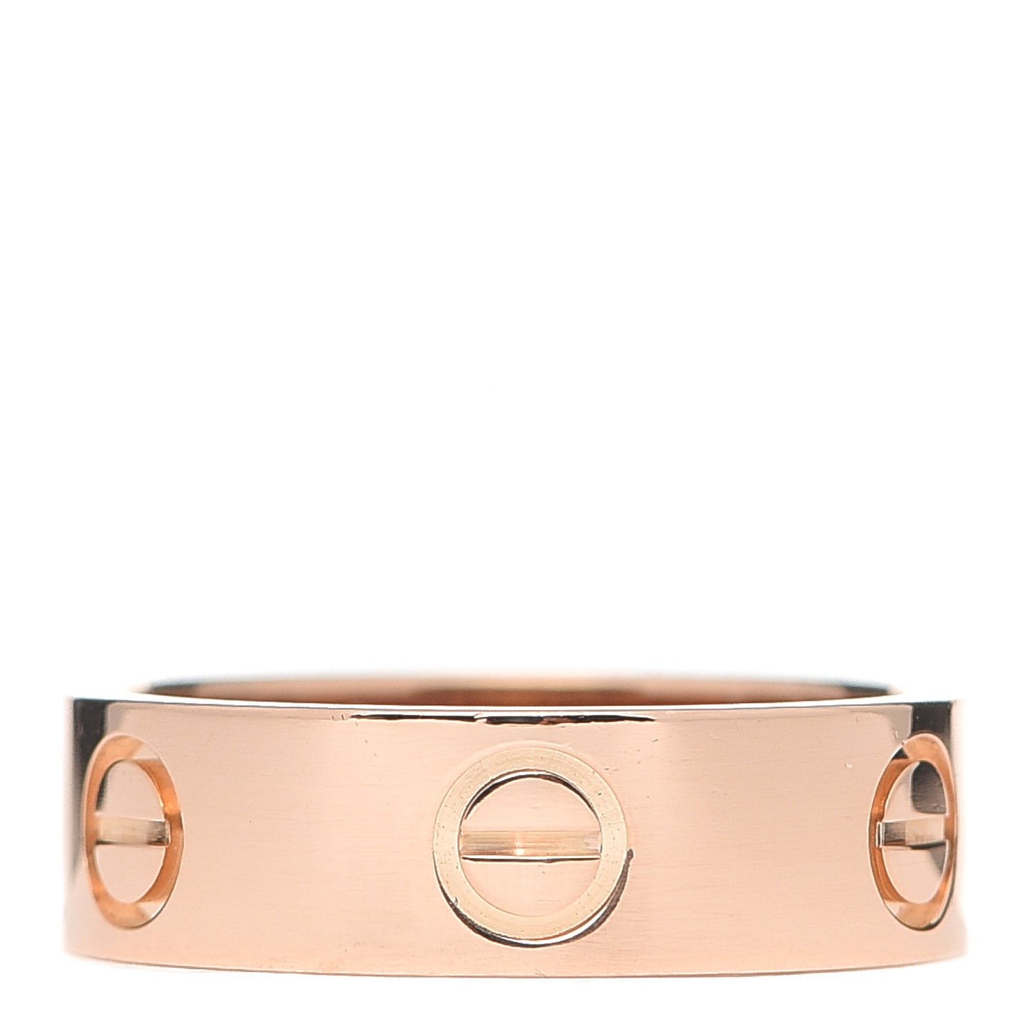 18K Pink Gold 5.5mm LOVE Ring 51 5.75