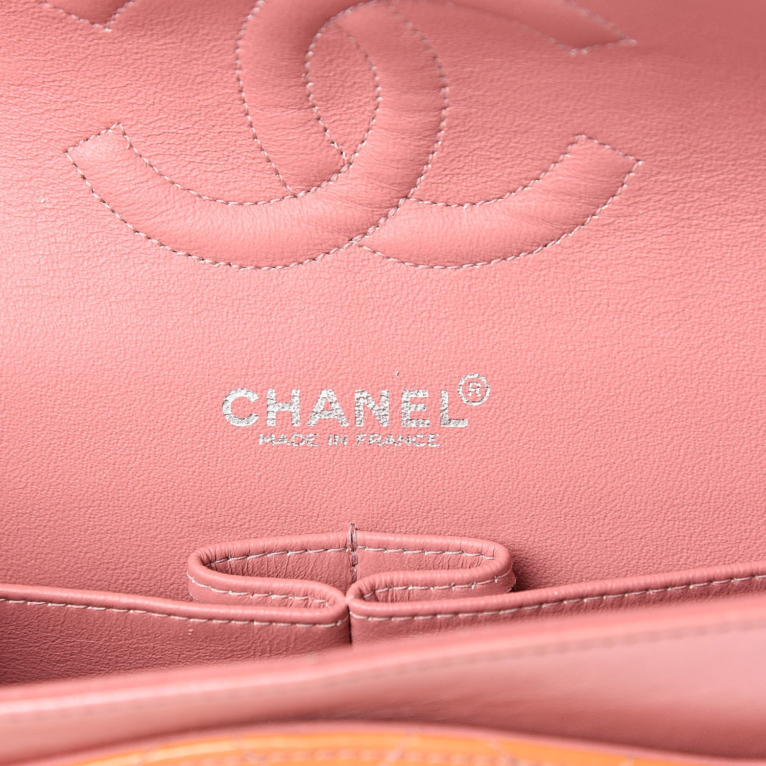 Chanel Patent Quilted Medium Double Flap Orange 6 of 16