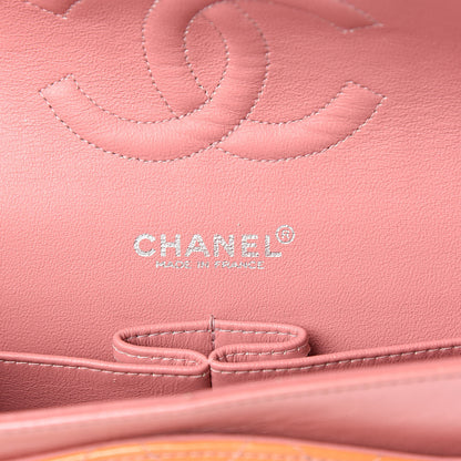Chanel Patent Quilted Medium Double Flap Orange 6 of 16