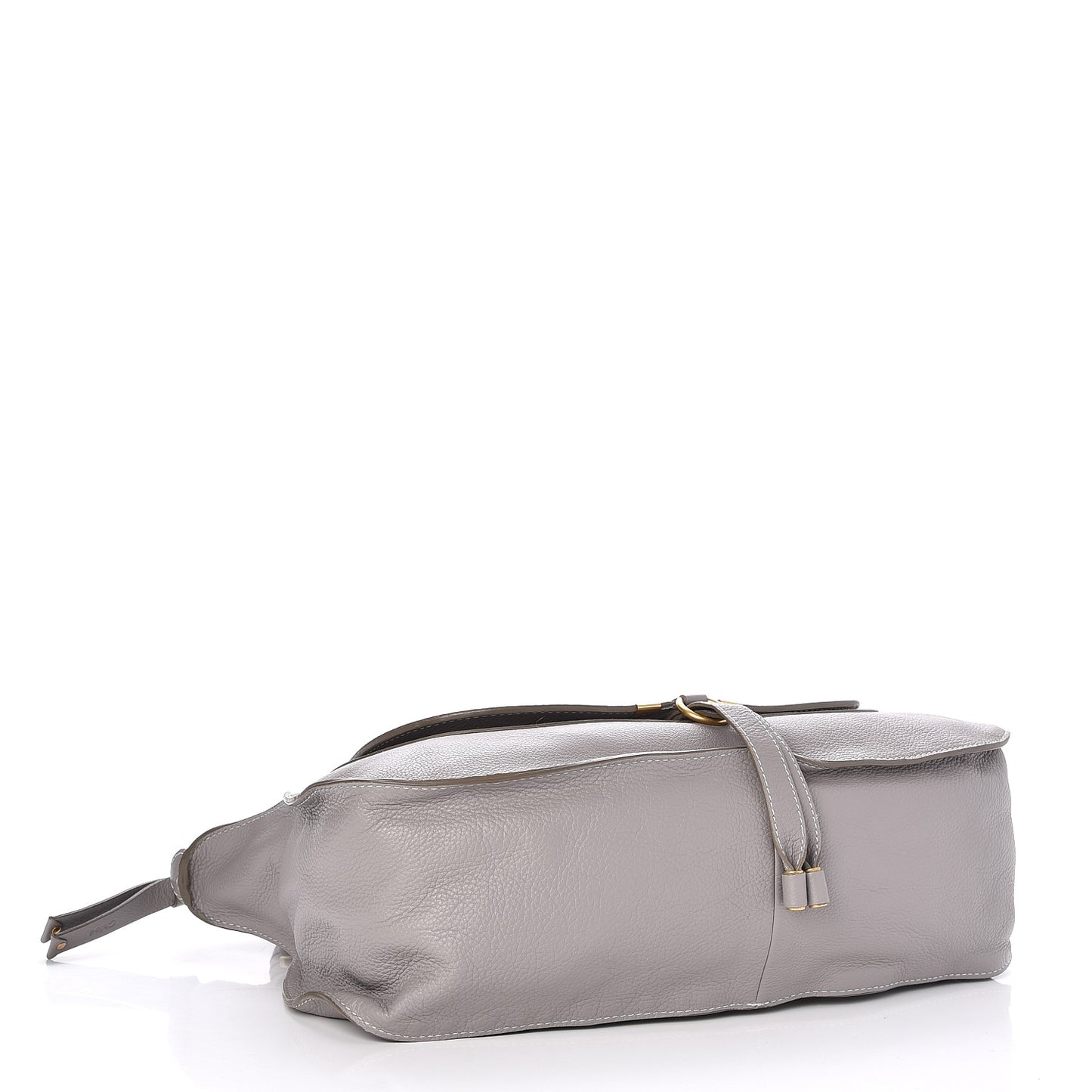 Calfskin Large Marcie Satchel Cashmere Grey