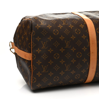 Louis Vuitton Monogram Keepall Bandouliere 55 9 of 14