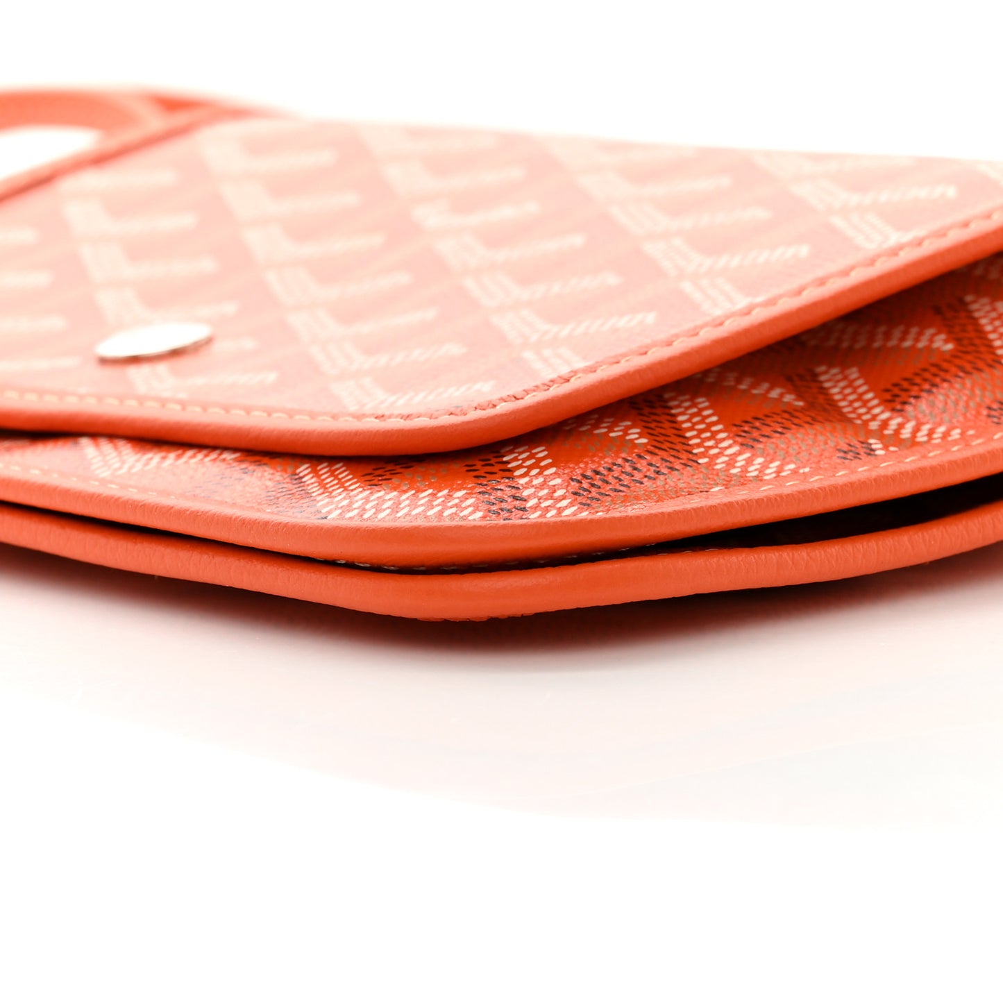 Goyardine Plumet Wallet Clutch Orange