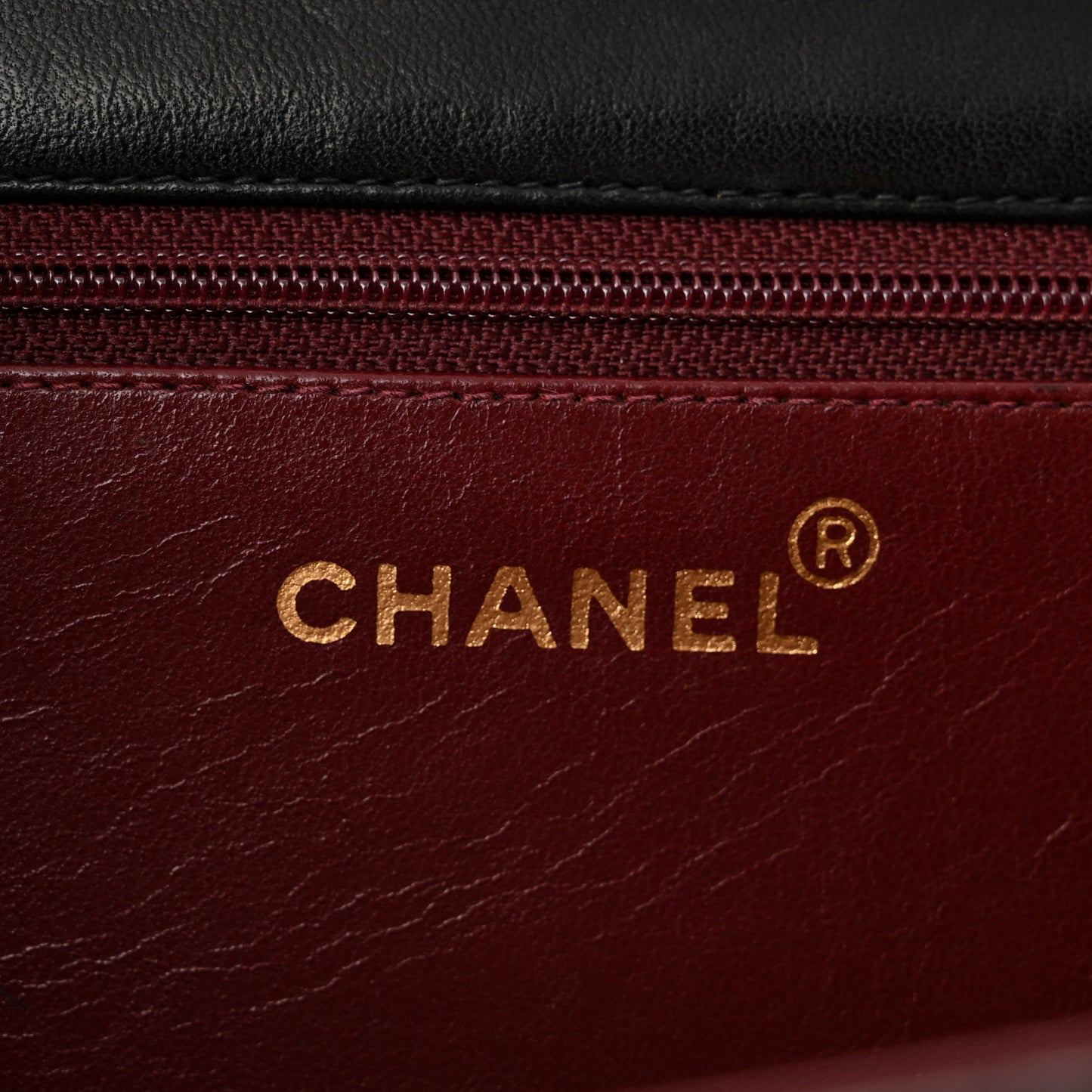 Lambskin Quilted Medium Single Flap Black