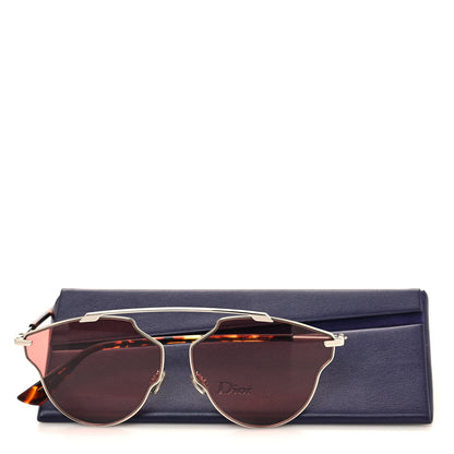 Christian Dior So Real Rise Sunglasses Silver Pink Havana 9 of 9
