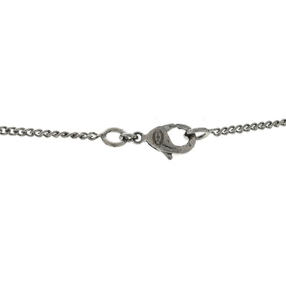 Chanel Ruthenium Twisted Camellia CC Pendant Necklace 4 of 4