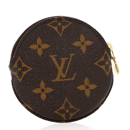 Louis Vuitton Monogram 2016 Christmas Animation Round Coin Purse Rouge 3 of 7