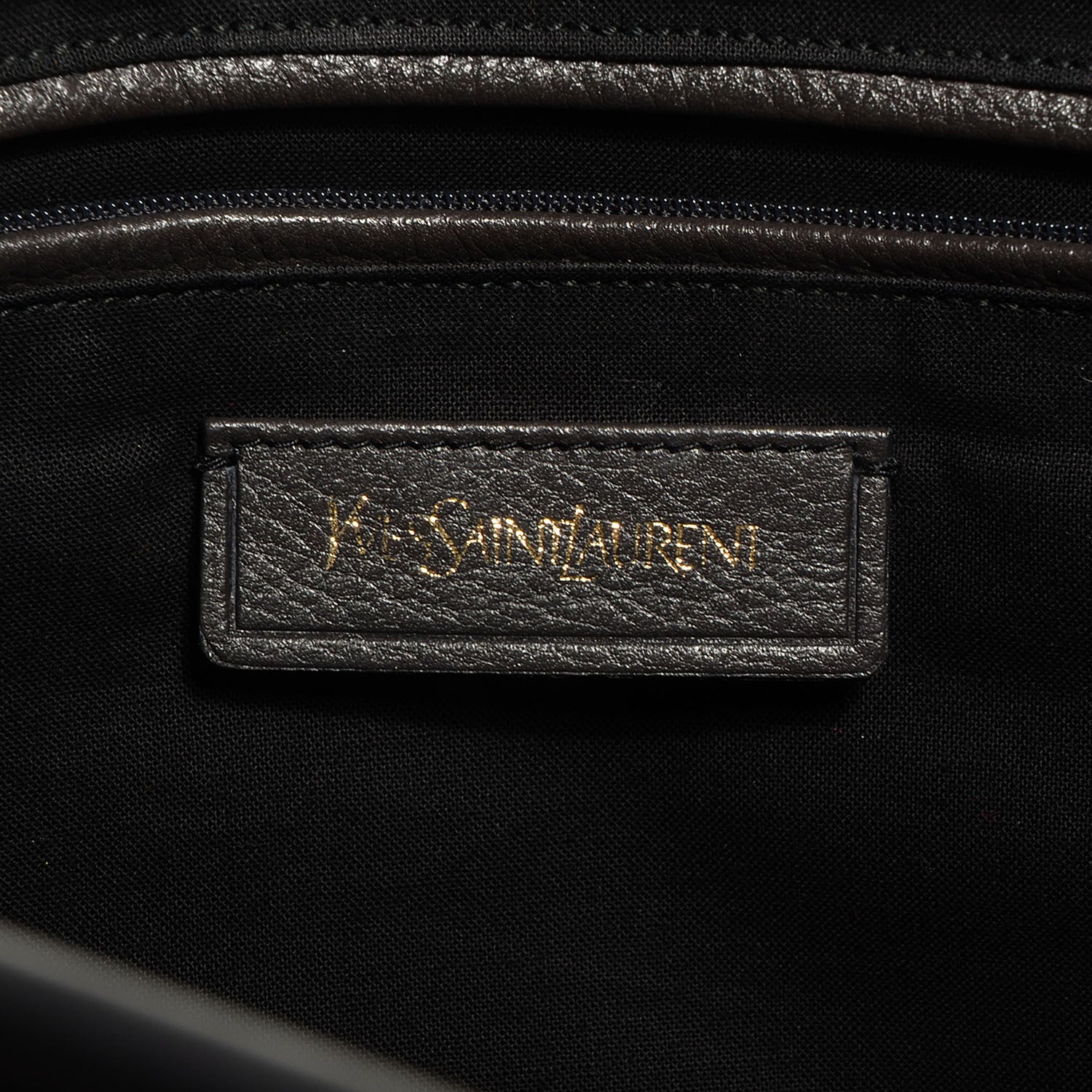 Saint Laurent Leather Perforated Large Cabas ChYc Pewter 6 of 8