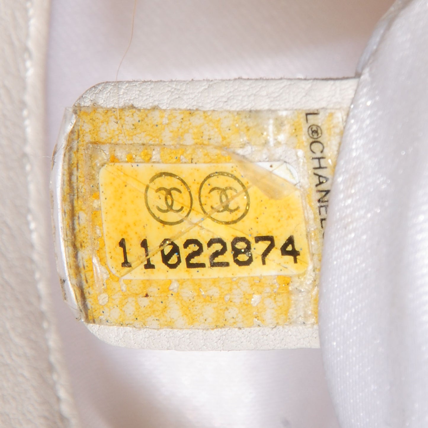 Calfskin Baby Coco Cabas White