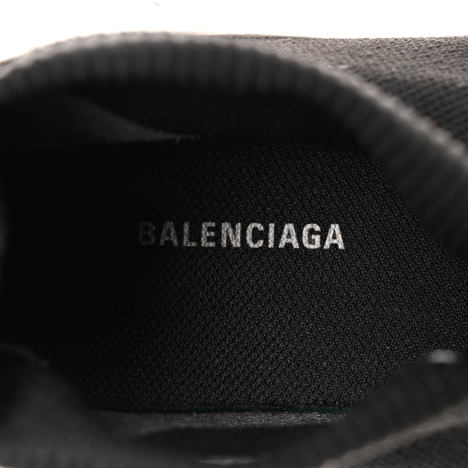 Balenciaga Neoprene Knit Womens Speed Sneakers 37 Black White 7 of 10