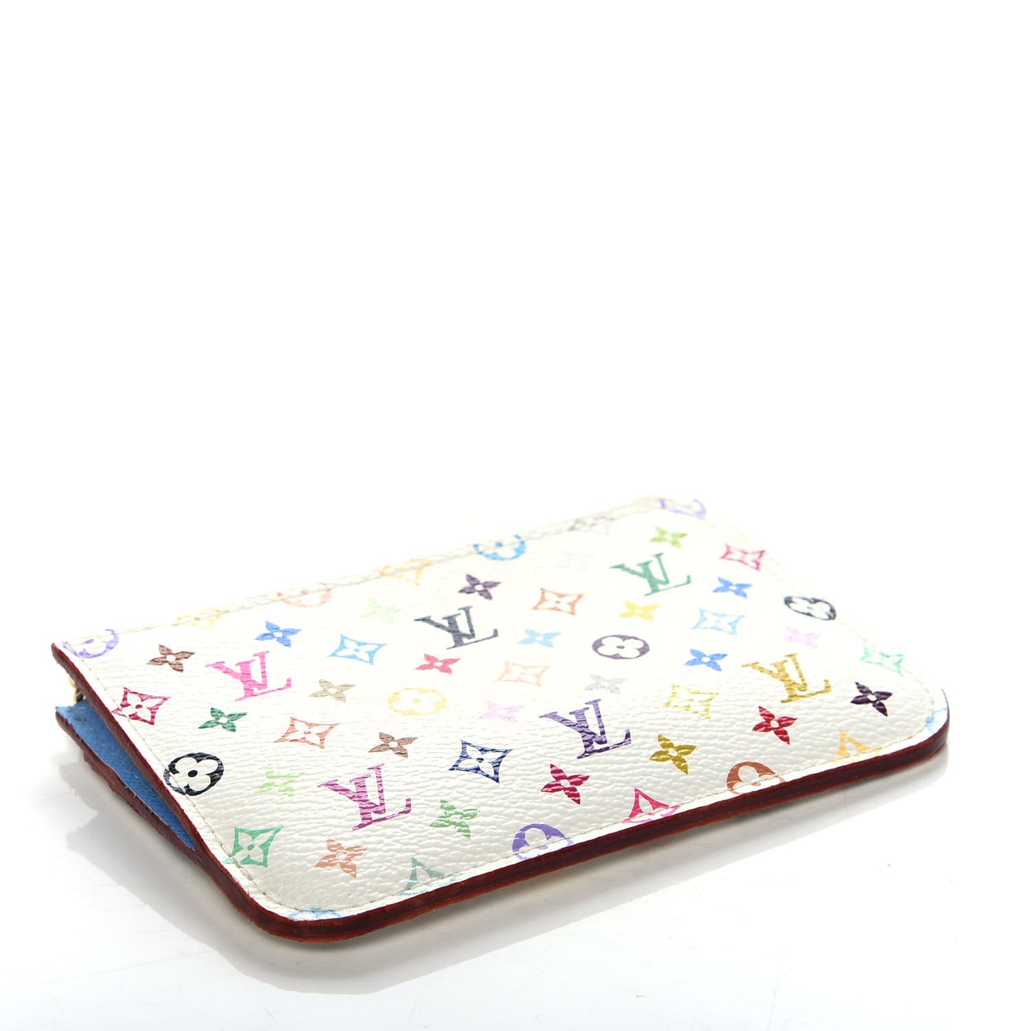 Monogram Multicolor Key Pouch White Anie