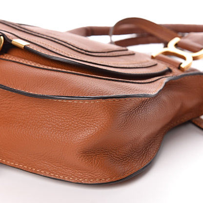 Chloe Calfskin Small Marcie Satchel Tan 9 of 10