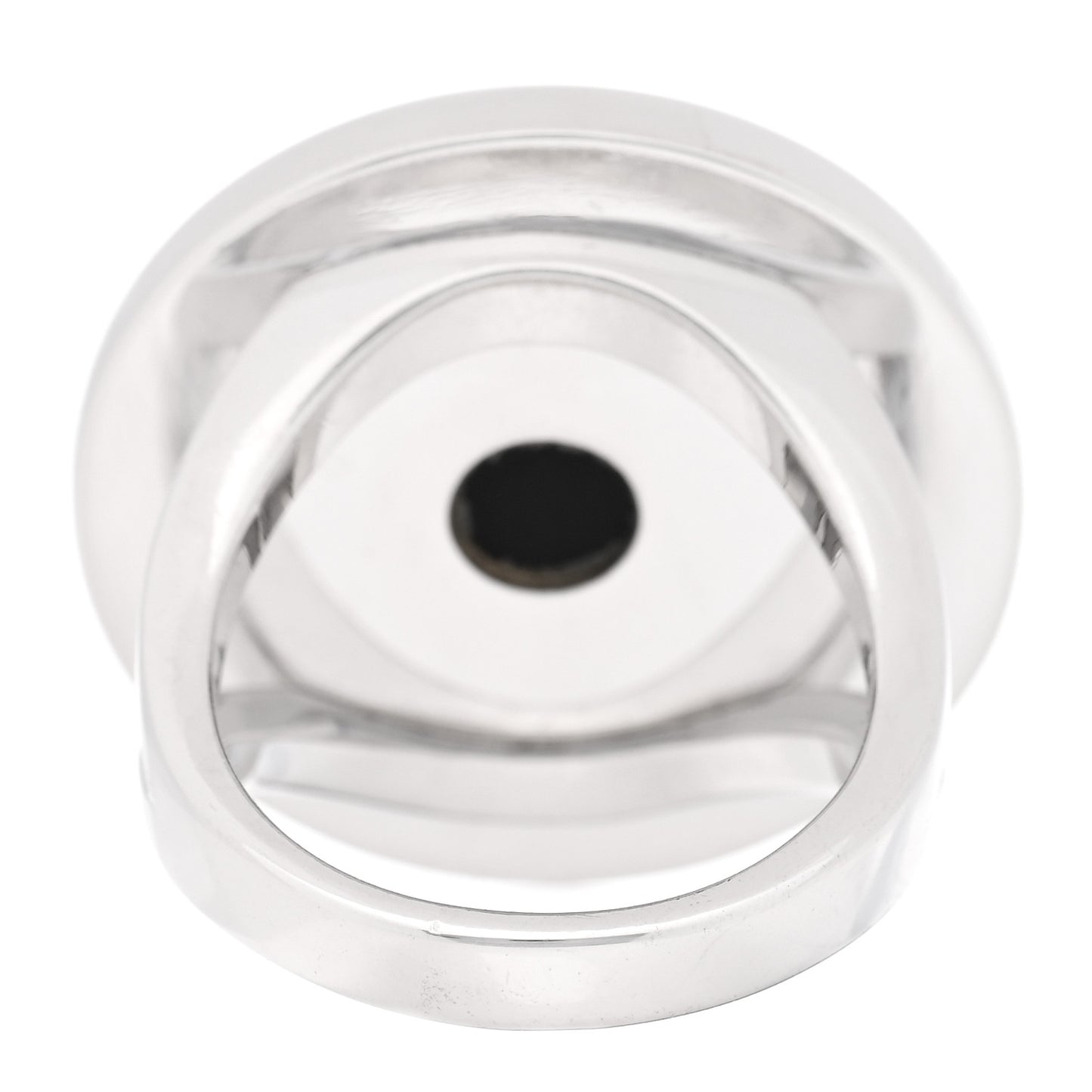 18K White Gold Black Onyx Bvlgari Bvlgari Ring 52 6