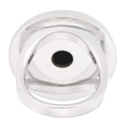 Bulgari 18K White Gold Black Onyx Bvlgari Bvlgari Ring 52 6 3 of 4