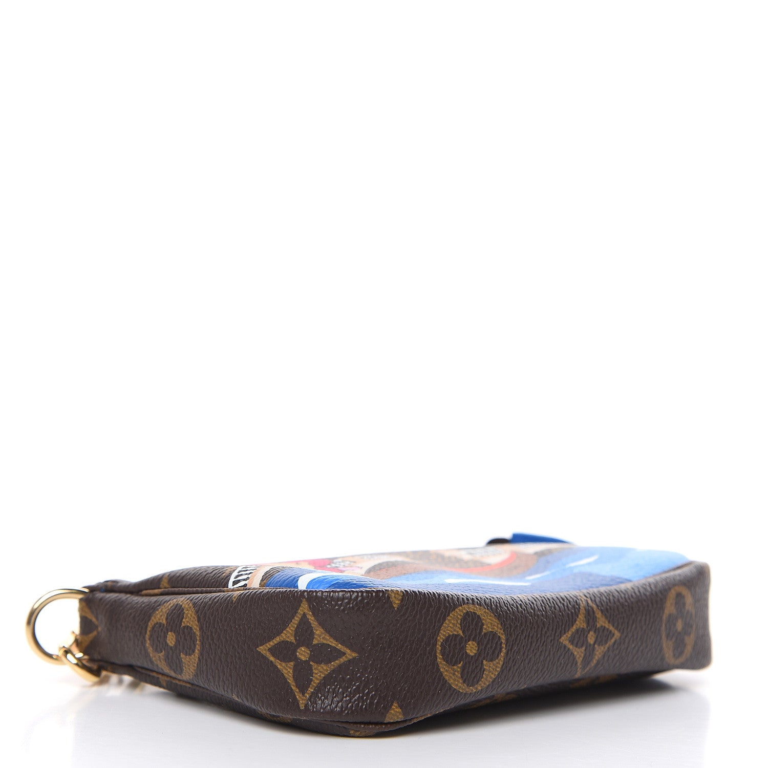 Louis Vuitton Monogram 2019 Christmas Animation Mini Venice Pochette Accessories Blue 4 of 8