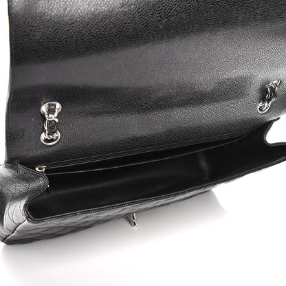 Chanel Caviar Quilted Maxi Single Flap Black 5 of 8