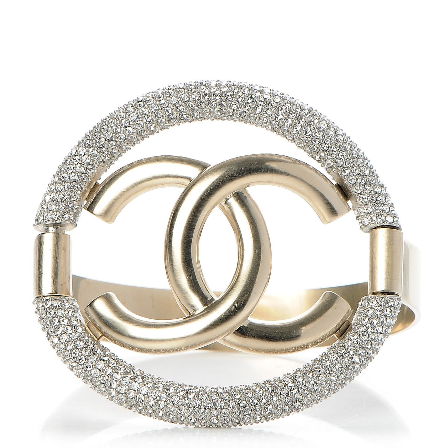Crystal CC Cuff Gold