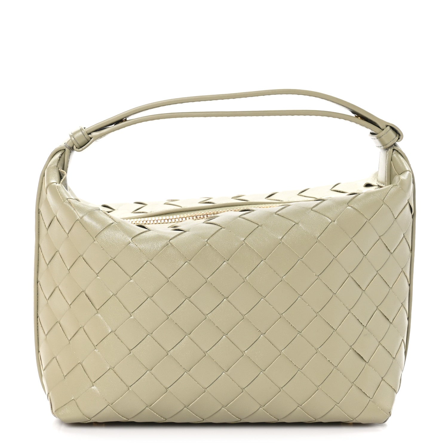Bottega Veneta Calfskin Nappa Intrecciato Mini Wallace Travertine 1 of 9