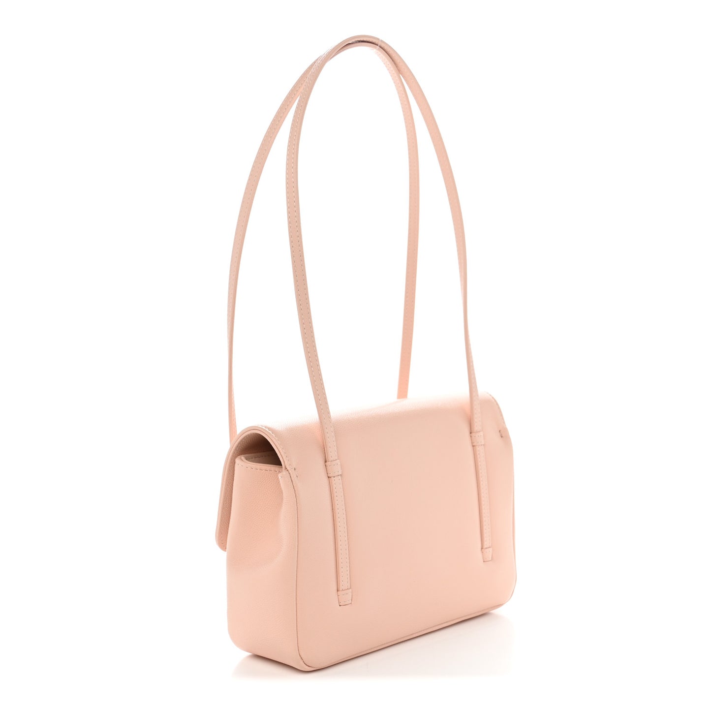 Shiny Caviar Preppy Coco Small Flap Light Pink